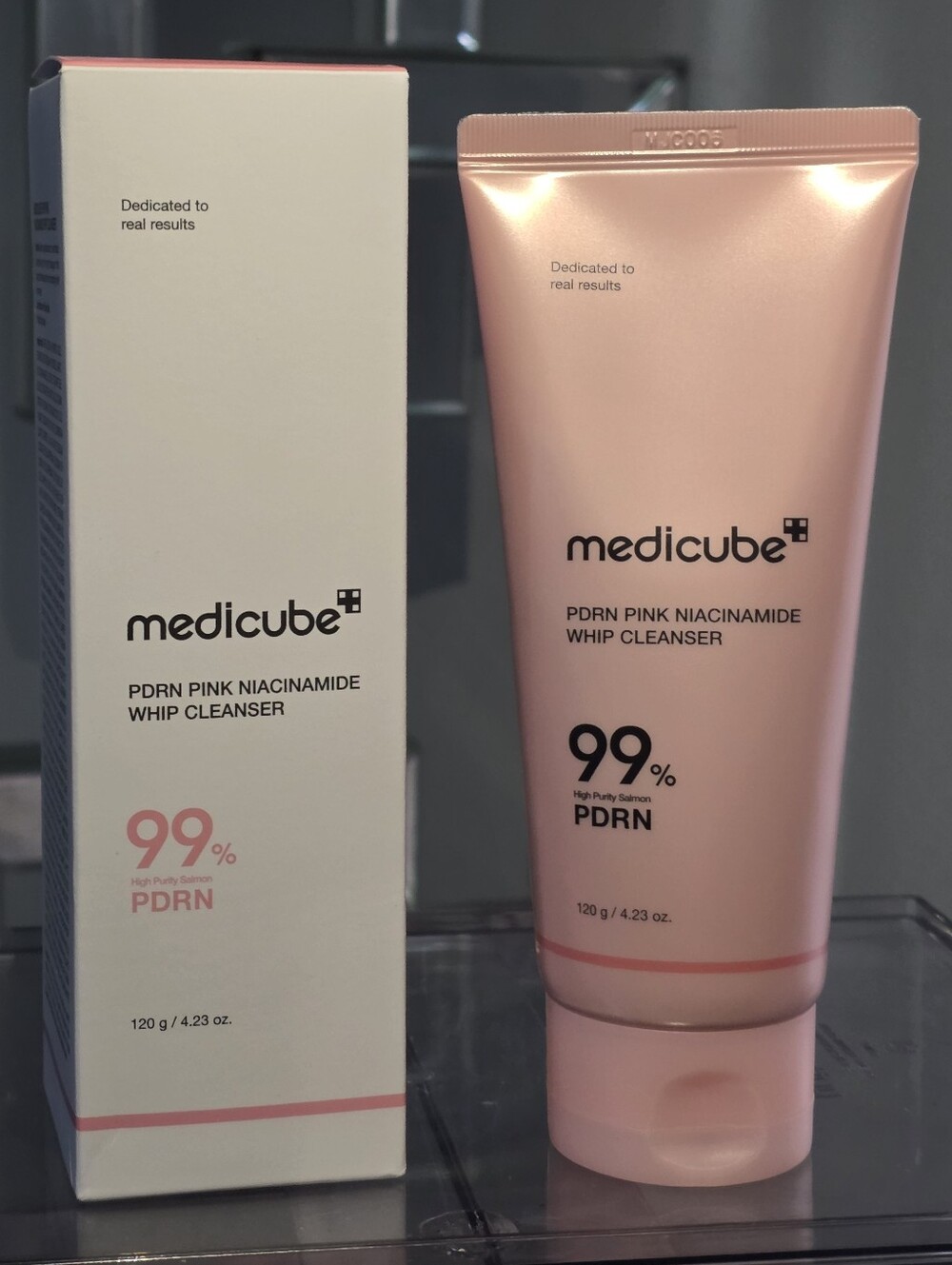 Medicube PDRN Pink Niacinamide Whip Cleanser - 120g / 4.23 oz - BNIB